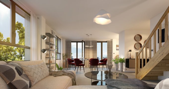 Achat / Vente immobilier neuf Ambilly centre bourg à moins de 10 km de Genève (74100) - Réf. 9149