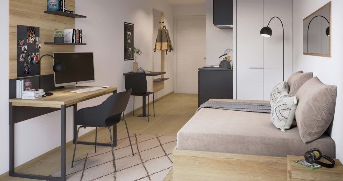 Achat / Vente immobilier neuf Annecy-le-Vieux résidence étudiante proche des campus (74000) - Réf. 8601