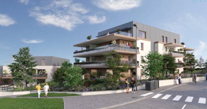 Achat / Vente immobilier neuf Thonon-les-Bains à 12 min à vélo du Lac Léman (74200) - Réf. 11627