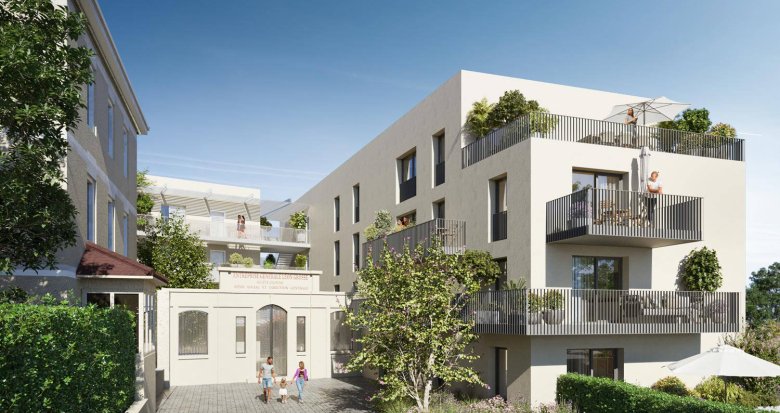 Achat / Vente immobilier neuf Aix-les-Bains quartier calme en lisière du Parc (73100) - Réf. 10848