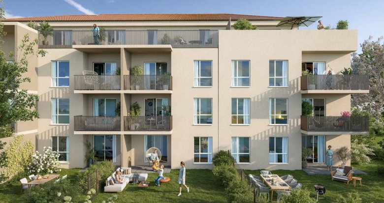 Achat / Vente immobilier neuf Ambérieu-en-Bugey à 5 min à pied de la gare reliant à Lyon (01500) - Réf. 11864