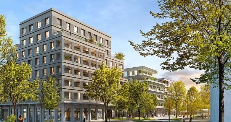 Achat / Vente immobilier neuf Ambilly centre bourg à moins de 10 km de Genève (74100) - Réf. 9149