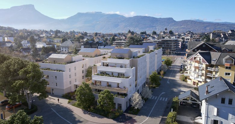 Achat / Vente immobilier neuf Challes-les-Eaux centre à 15 min de Chambery (73190) - Réf. 9550