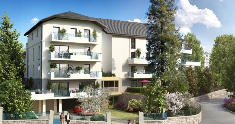 Achat / Vente immobilier neuf Chambéry quartier paisible à 6 min de route du centre-ville (73000) - Réf. 9546