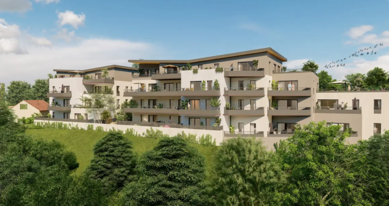 Achat / Vente immobilier neuf Collonges-sous-Salève dans un parc avec vues sur le lac Léman (74160) - Réf. 9158