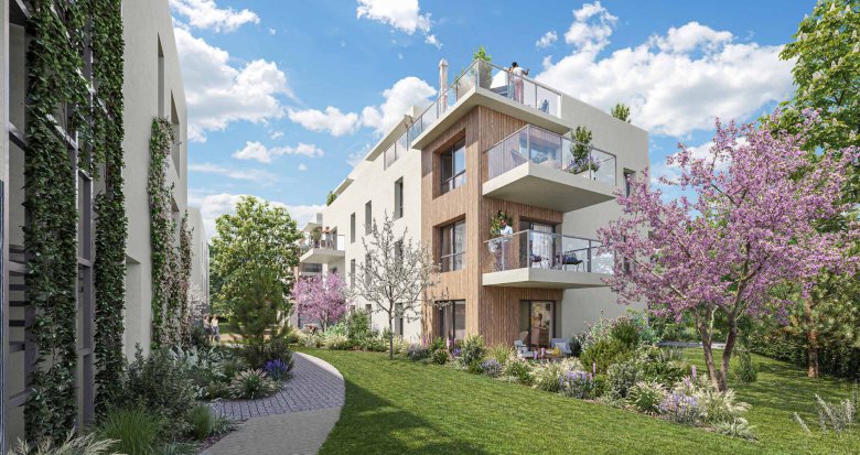 Achat / Vente immobilier neuf Étrembières à 25 minutes de Genève en tramway 17 (74100) - Réf. 9161