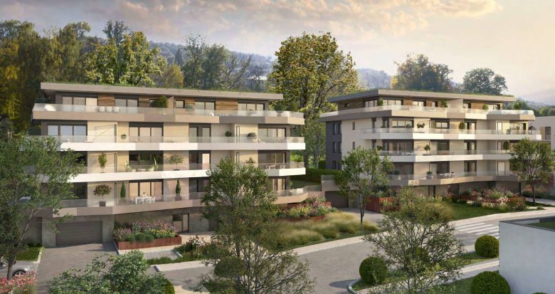 Achat / Vente immobilier neuf Évian-les-Bains vues panoramiques sur le lac Léman (74500) - Réf. 10706