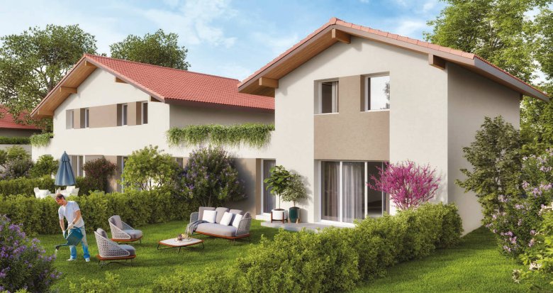 Achat / Vente immobilier neuf Lully proche du Bon-en-Chablais en plein du Grand Genève (74890) - Réf. 10758