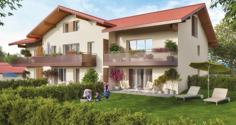 Achat / Vente immobilier neuf Lully proche du Bon-en-Chablais en plein du Grand Genève (74890) - Réf. 10758