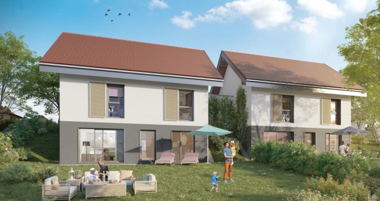 Achat / Vente immobilier neuf Mésigny hameau paisible en coeur de village (74330) - Réf. 9132