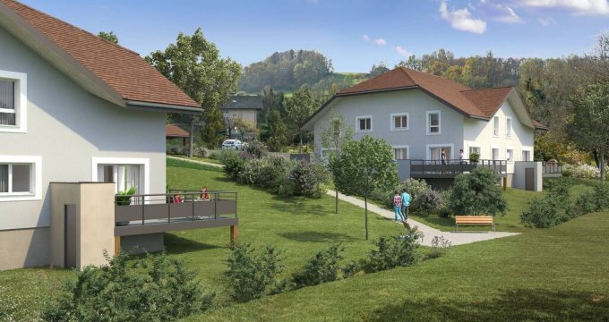 Achat / Vente immobilier neuf Sillingy à 8km de l’autoroute Chambéry-Genève (74330) - Réf. 11391