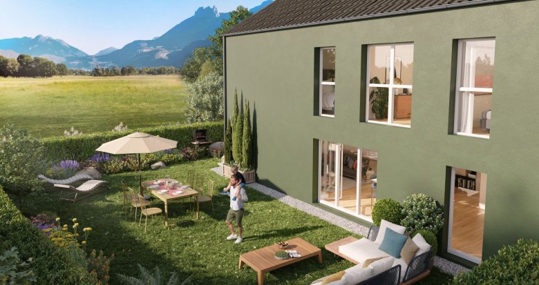 Achat / Vente immobilier neuf Doussard à 30 min d'Annecy avec vue sur le Lac (74210) - Réf. 11229