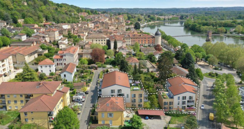 Achat / Vente immobilier neuf Trévoux à deux pas des quais de Saône et du centre-ville (01600) - Réf. 10804